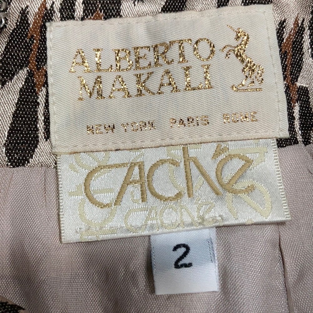 Alberto Makali For Cache Leopard Print Skirt - image 3